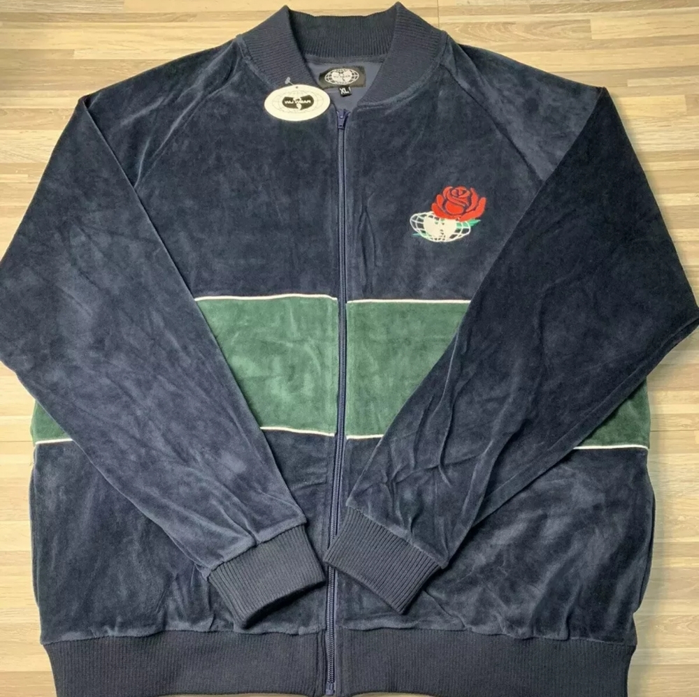 WU Wear Rose Logo Valour Full-zip Track Jacket